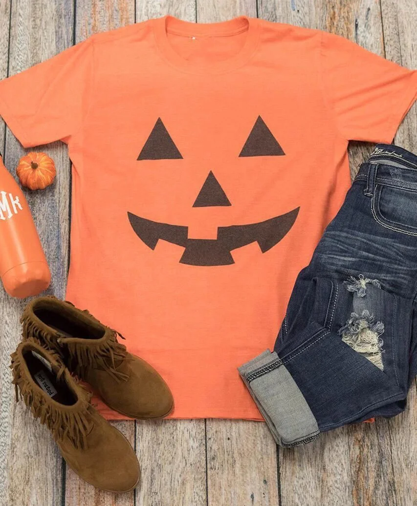 Q85 top Lantern Pumpkin Halloween T Shirt Costume Holiday Party 100% Cotton Clothes Short Sleeve Tees Plus Size T-Shirt
Q85 top Lantern Pumpkin Halloween T Shirt Costume Holiday Party 100% Cotton Clothes Short Sleeve Tees Plus Size T-Shirt