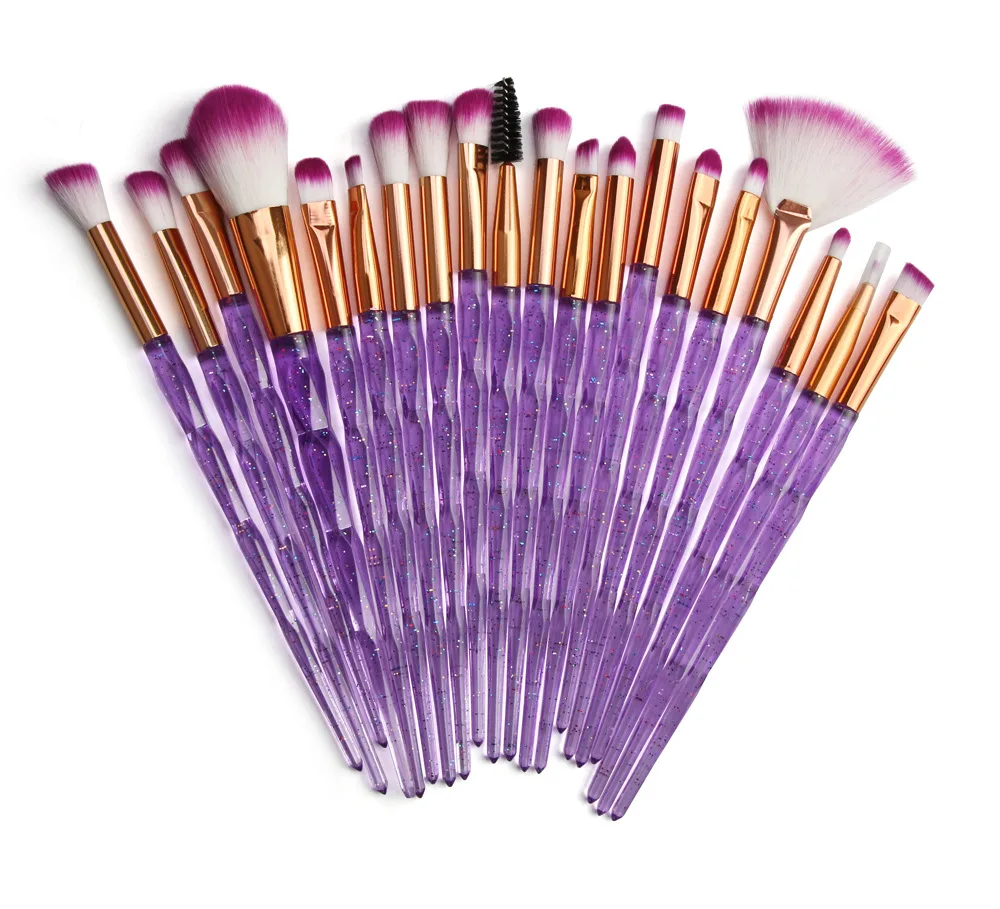 Diamond Handle 20pcs Blending Eyeshadow Make Up Brushes Rainbow Eye Cosmetic Makeup Brush Set, Show as picture or can customized
Diamond Handle 20pcs Blending Eyeshadow Make Up Brushes Rainbow Eye Cosmetic Makeup Brush Set, Show as picture or can customized
