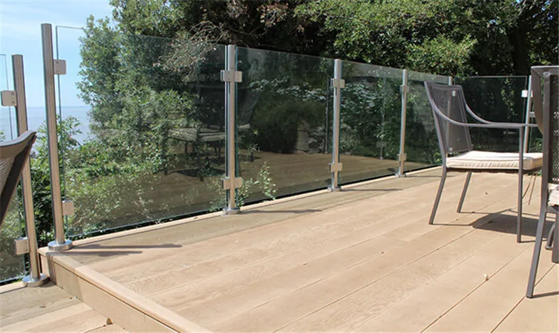 Factory Direct Stainless Steel Balustrade Glass Railing For Terrace Outdoor Use