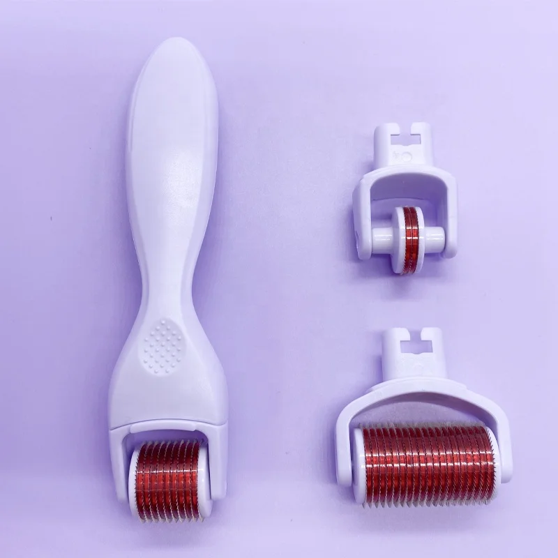 3 in 1 Fine Titanium Derma Roller set for Face and Body Wrinkle Remover Multifunction Microneedle Derma Roller, Multiple colors/customized
3 in 1 Fine Titanium Derma Roller set for Face and Body Wrinkle Remover Multifunction Microneedle Derma Roller, Multiple colors/customized