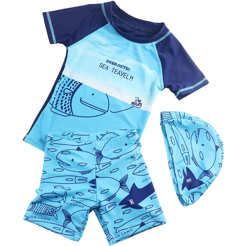 Kids beach leisure sportswear, sun hat, boys children, split swimsuit, swimming trunks, quick-drying, pattern: line drawing fish
Kids beach leisure sportswear, sun hat, boys children, split swimsuit, swimming trunks, quick-drying, pattern: line drawing fish