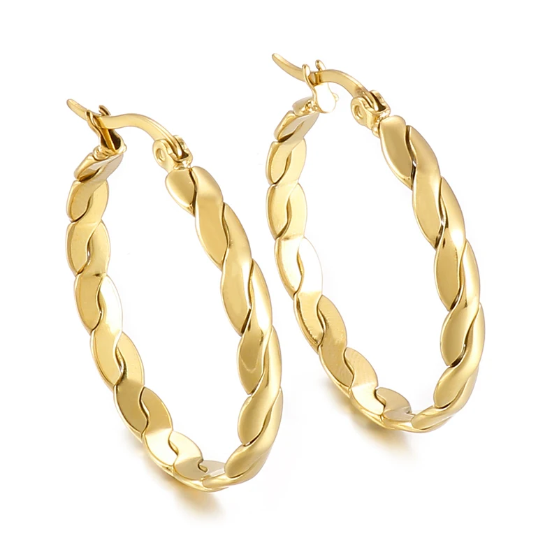 Kalen Wholesale Creative Gift Charm Fine Jewelry Stainless Steel Hoop Earrings Women 2022
Kalen Wholesale Creative Gift Charm Fine Jewelry Stainless Steel Hoop Earrings Women 2022