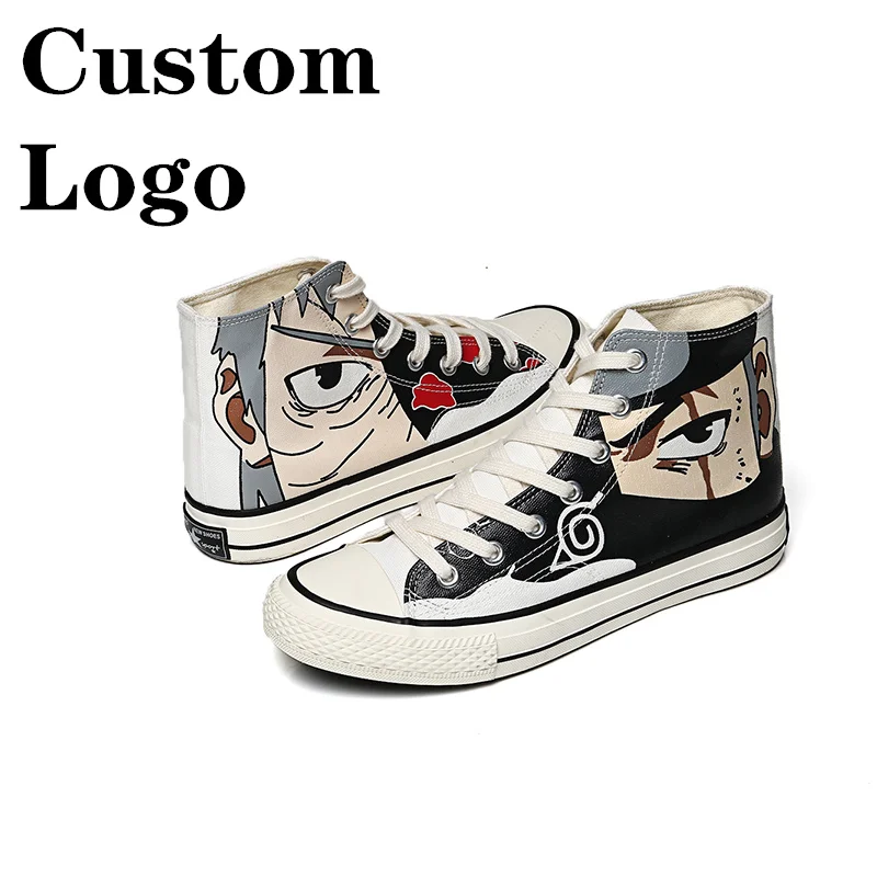 Moyo Custom Logo High top canvas shoes 3D Sharingan anime shoes casual shoes for men, White
Moyo Custom Logo High top canvas shoes 3D Sharingan anime shoes casual shoes for men, White