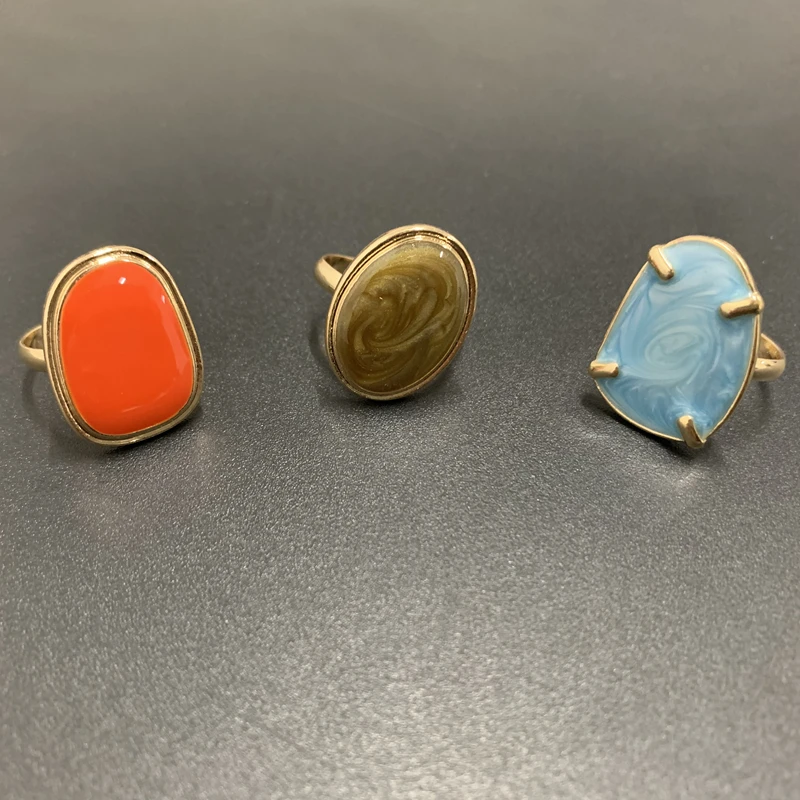 Geometric Metal Irregular Enamel Adjustable Finger Rings Vintage Drip Glaze Simple Opening Women Party Daily Jewelry Gift
Geometric Metal Irregular Enamel Adjustable Finger Rings Vintage Drip Glaze Simple Opening Women Party Daily Jewelry Gift