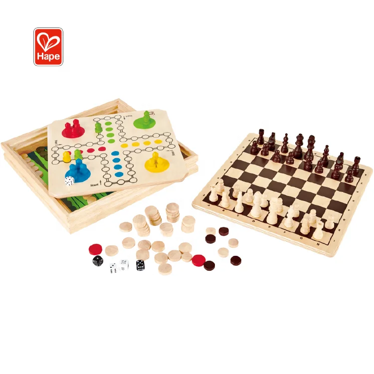High Quality Classic Educational Learning Chess Board Game Toy Wooden Chess Set For Kids Play 6 In 1
High Quality Classic Educational Learning Chess Board Game Toy Wooden Chess Set For Kids Play 6 In 1