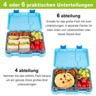 2020 new products Plastic clear food storage containers printed leakproof kids bento lunch box