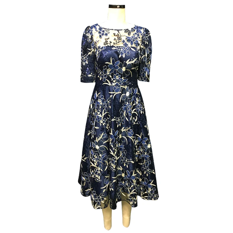 D175 Spring Summer Fall High Quality Fashion Elegant Embroidered Sequined Tea Length Long Women Career Casual Evening Dress
D175 Spring Summer Fall High Quality Fashion Elegant Embroidered Sequined Tea Length Long Women Career Casual Evening Dress