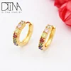 Unique cubic zirconia jewelry Sell like hot cakes woman big earrings