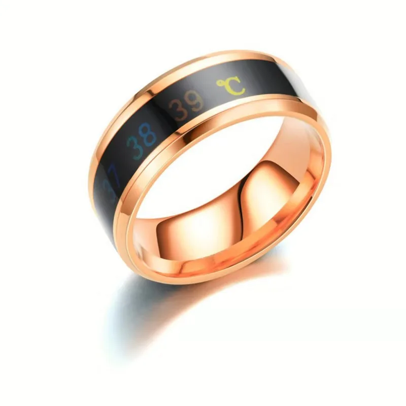 Titanium alloy temperature ring creative stainless steel temperature intelligent ring suitable for both men and women, Picture
Titanium alloy temperature ring creative stainless steel temperature intelligent ring suitable for both men and women, Picture