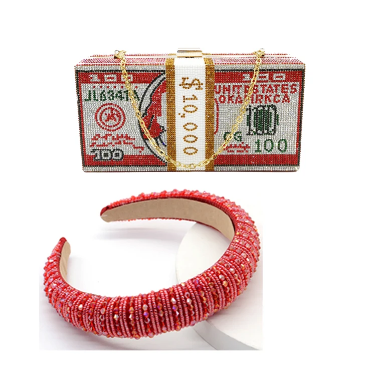 rhinestone money bags with headband sets purse for women fashion design 2020 new bling money purse rhinestone headband
rhinestone money bags with headband sets purse for women fashion design 2020 new bling money purse rhinestone headband