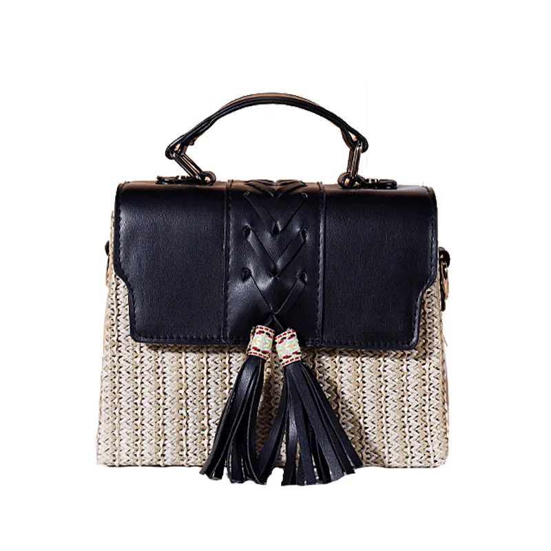 INS tassel woven women's hand bag summer new PP straw box bag women's shoulder portable small square bags, Natural
INS tassel woven women's hand bag summer new PP straw box bag women's shoulder portable small square bags, Natural