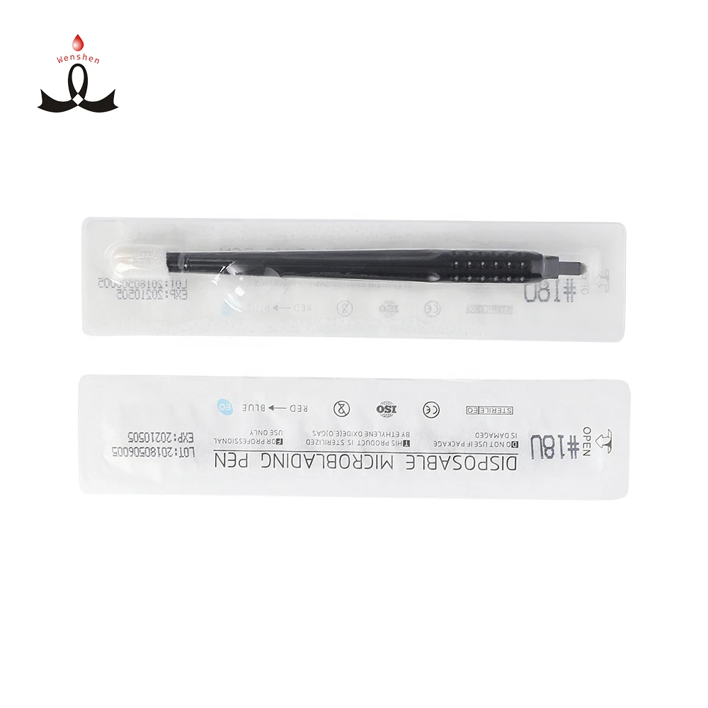 Private Label Black 18U Eyebrow Mictoblading Tattoo Tools Eyebrow Tattoo Disposable Microblading Pen Factory
Private Label Black 18U Eyebrow Mictoblading Tattoo Tools Eyebrow Tattoo Disposable Microblading Pen Factory
