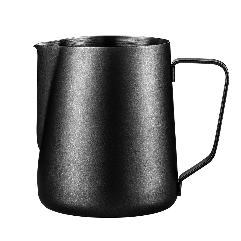 Black Pull flower cylinder Durable Stainless Steel Pitcher Milk Frothing Painting Black Colored Coffee Maker
Black Pull flower cylinder Durable Stainless Steel Pitcher Milk Frothing Painting Black Colored Coffee Maker
