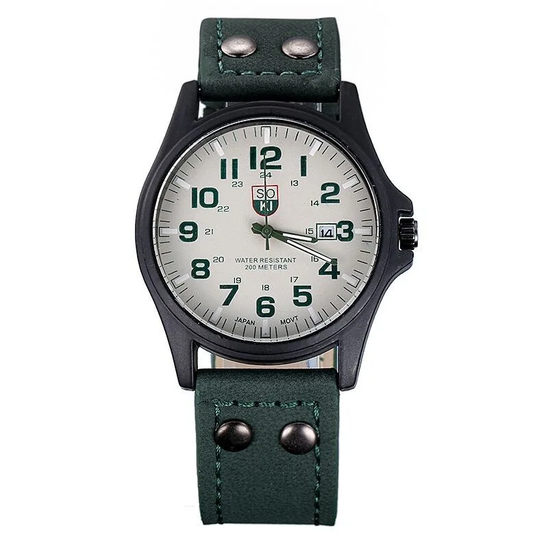 SOKI Brand Hours Digital Calendar Watch Para Hombre Men's Clock Quartz Military Sport Men's Casual Wristwatches, 5 colors
SOKI Brand Hours Digital Calendar Watch Para Hombre Men's Clock Quartz Military Sport Men's Casual Wristwatches, 5 colors