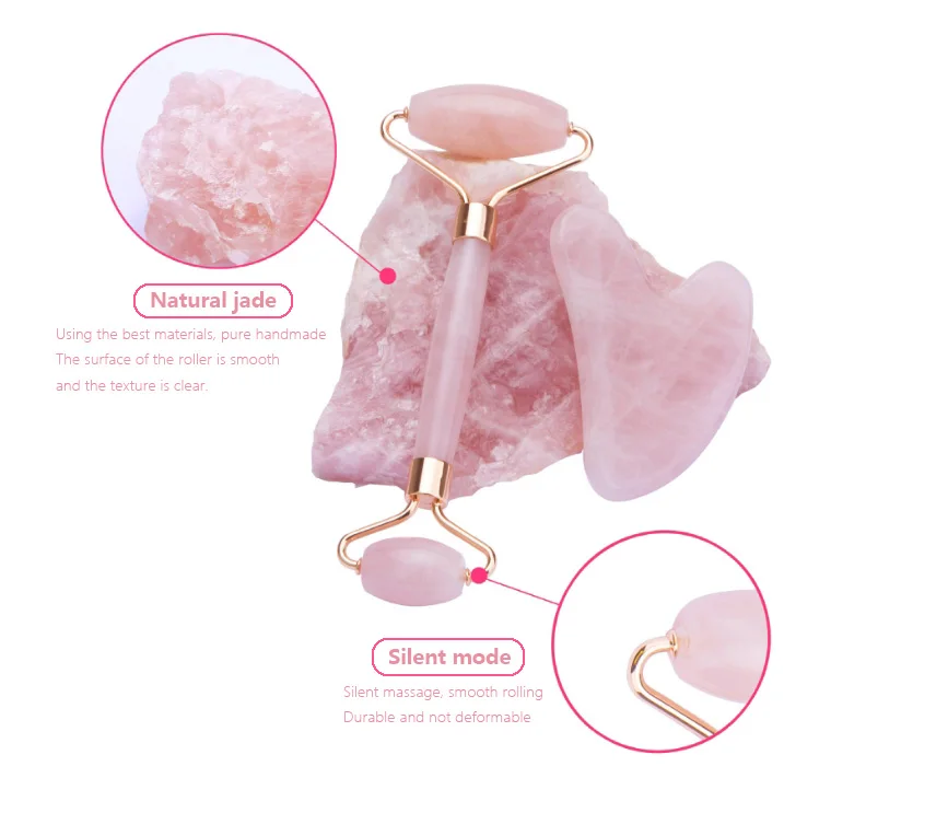 3 In 1 Natural Pink Jade Gua Sha Facial Massage Brush Kit Rose Quartz Roller Set - Buy Rose Quartz Roller, Gold,rose gold ,black
3 In 1 Natural Pink Jade Gua Sha Facial Massage Brush Kit Rose Quartz Roller Set - Buy Rose Quartz Roller, Gold,rose gold ,black