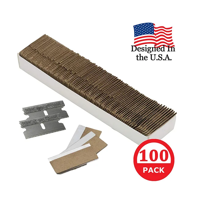 Steel Safety Box Cutter Replacement Scraper Flat One Edge Single Sided Single Edge Razor Blade
Steel Safety Box Cutter Replacement Scraper Flat One Edge Single Sided Single Edge Razor Blade