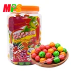 Wholesale bubble gum filling with fruit jam halal chewing gum for kids