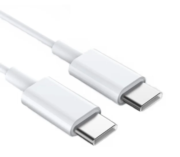 Pogo Type-c to Type-c dual head for Apple Xiaomi laptop charging cable PD mobile phone fast charging data cable, White
Pogo Type-c to Type-c dual head for Apple Xiaomi laptop charging cable PD mobile phone fast charging data cable, White