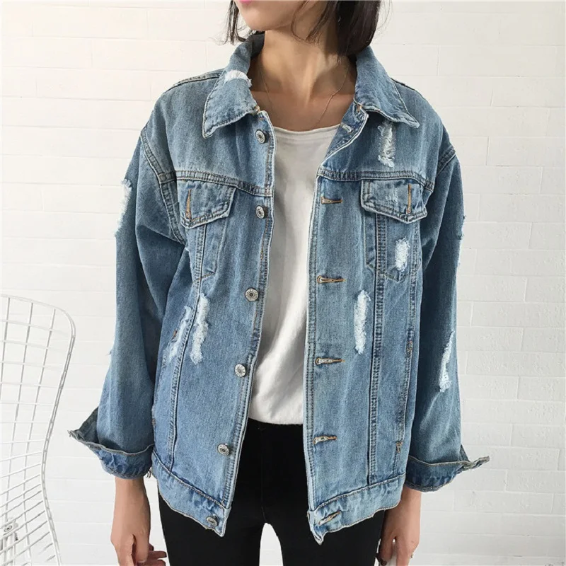 Women Basic Coat Denim Jacket Femme Winter Denim Jacket For Women Denim Coat Lady Loose Fit Casual Style Jeans Jacket, Blue
Women Basic Coat Denim Jacket Femme Winter Denim Jacket For Women Denim Coat Lady Loose Fit Casual Style Jeans Jacket, Blue
