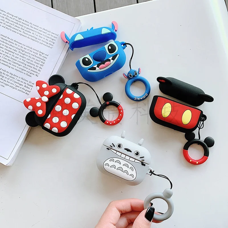 Anime Cartoon Mickey Minnie Stitch Totoro headphones Cases For Airpods Pro Wireless Earphone Cover, Colorful
Anime Cartoon Mickey Minnie Stitch Totoro headphones Cases For Airpods Pro Wireless Earphone Cover, Colorful