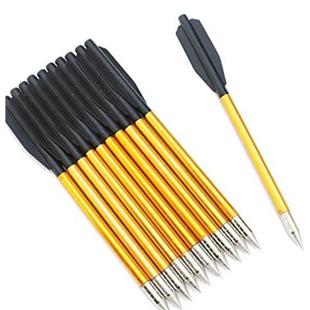6.25 inch high-strength aluminum shooting arrow cro bow hunting bow cross, Gold and black
6.25 inch high-strength aluminum shooting arrow cro bow hunting bow cross, Gold and black