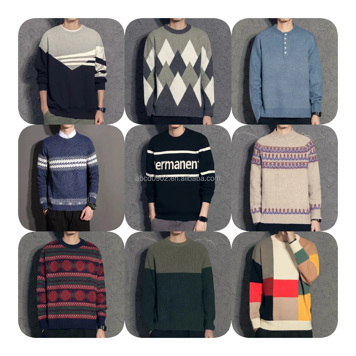 Loose Pullover Printed Street Sweater Wholesale Cute Fashion Round Knitted Sweater For Men
Loose Pullover Printed Street Sweater Wholesale Cute Fashion Round Knitted Sweater For Men