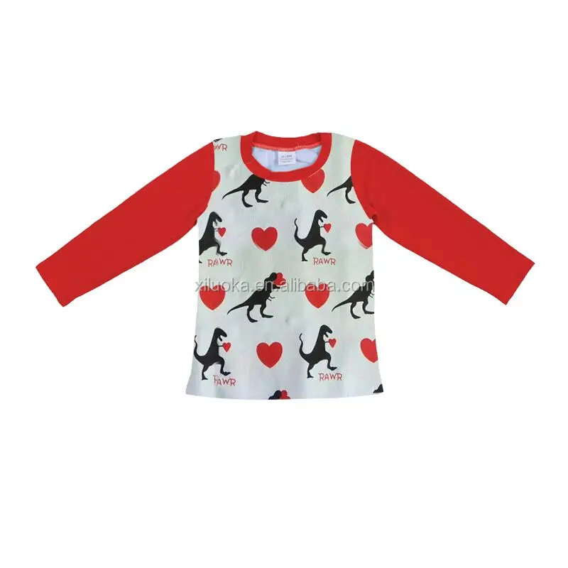 Best Selling Products Valentine's day T shirt Red Boys Tops Baby Clothes Dinosaur Boys Shirt, Picture
Best Selling Products Valentine's day T shirt Red Boys Tops Baby Clothes Dinosaur Boys Shirt, Picture