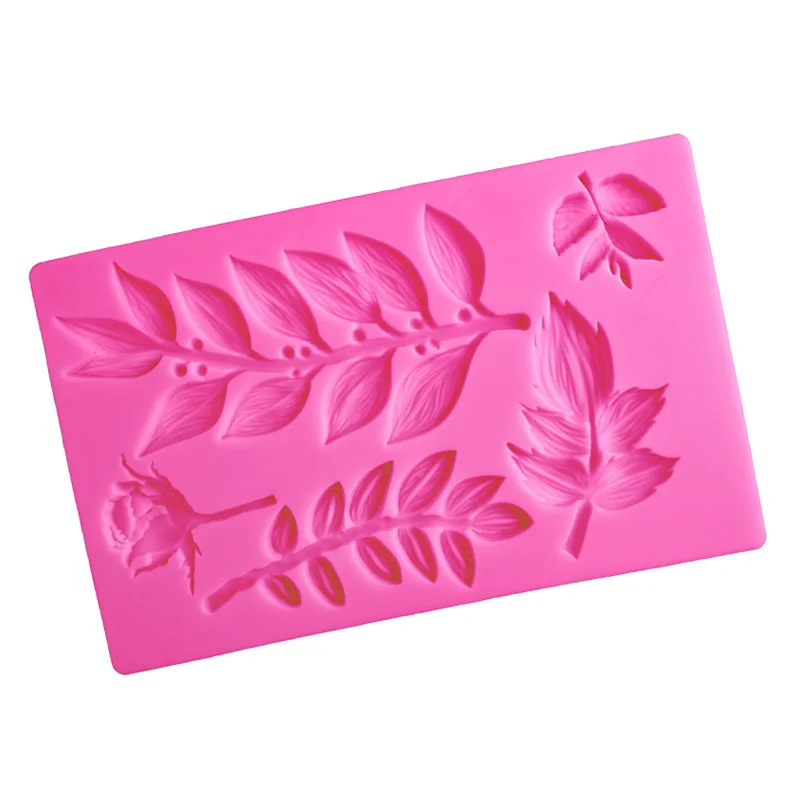DIY Baking Leaves Roses Ultra Light Clay Fondant Cake Chocolate Silicone Mold for Baking Pastry Accessories Supplies Cake Tools
DIY Baking Leaves Roses Ultra Light Clay Fondant Cake Chocolate Silicone Mold for Baking Pastry Accessories Supplies Cake Tools