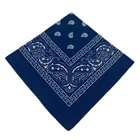 Digital Printed Pattern Red Flower Bohemian Men Tie Head Scarf