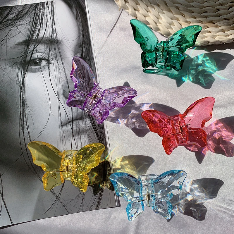 10 Colors Clear Acrylic Butterfly Hair Clamps Shark Claw Hair Pins for Women Korean Cute Minimalist Hair Accessories 2021
10 Colors Clear Acrylic Butterfly Hair Clamps Shark Claw Hair Pins for Women Korean Cute Minimalist Hair Accessories 2021