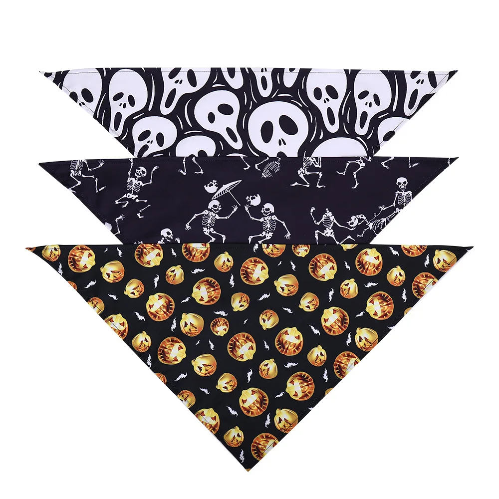 Pet Double Sided Bat Ghost Drool Bibs Halloween Dog Bandana Triangular Scarf For Pet Dog Cat, Picture shows
Pet Double Sided Bat Ghost Drool Bibs Halloween Dog Bandana Triangular Scarf For Pet Dog Cat, Picture shows