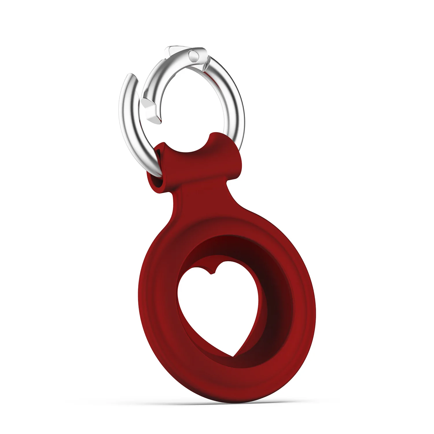 Silicone Protective Cover for AirTag with Keychain Holder Tracker Finder Love Heart Shape Design Case
Silicone Protective Cover for AirTag with Keychain Holder Tracker Finder Love Heart Shape Design Case
