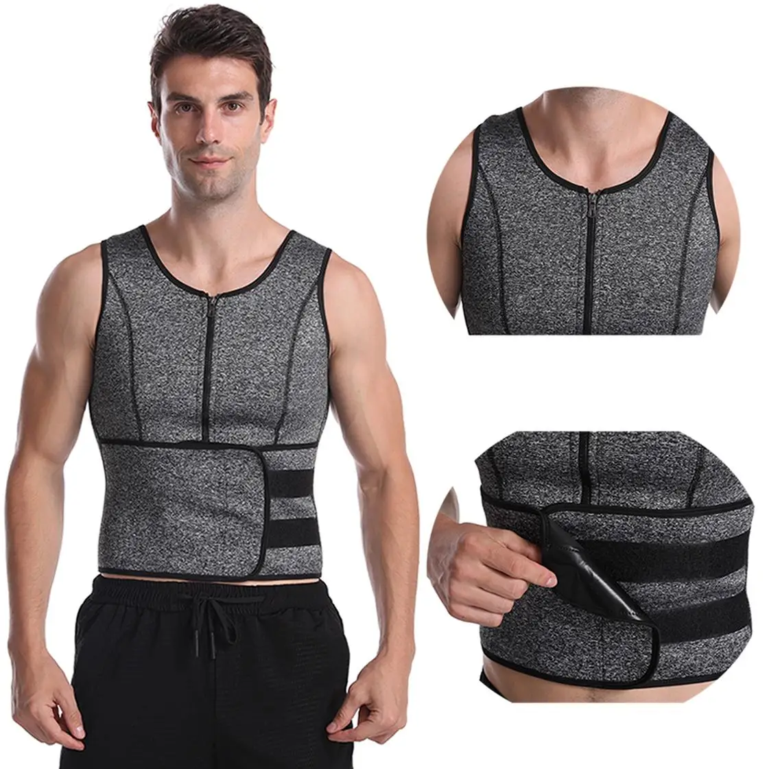 Shaping Vest Breathable Adjustable Waist Trainer Sportswear Camping Men Clothing Sportswear, Black,grey
Shaping Vest Breathable Adjustable Waist Trainer Sportswear Camping Men Clothing Sportswear, Black,grey