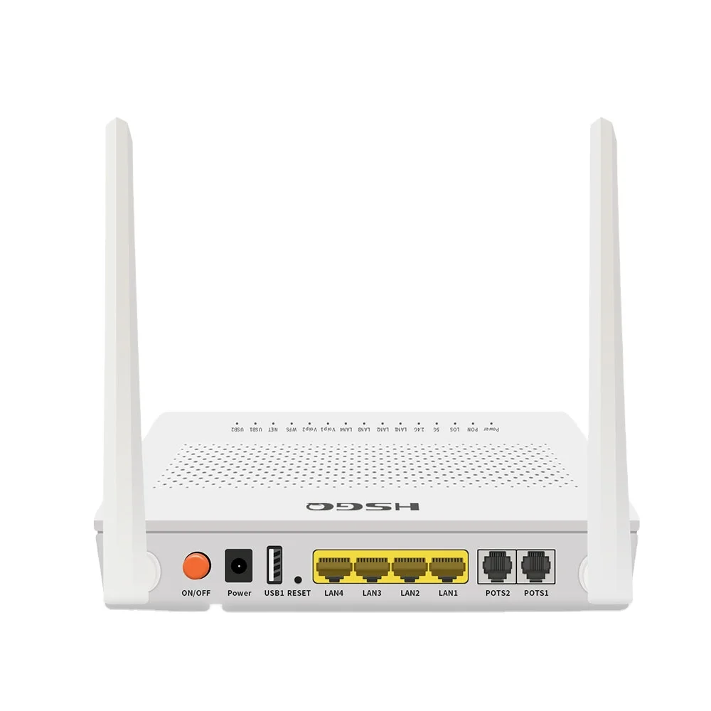 HSGQ-X422W HUAWEI 8245 4GE+2VOIP+2USB 2.4G 5G WIFI Huawea 8141a5 hg8546v5 Wifi Modem Xpon ONU router
HSGQ-X422W HUAWEI 8245 4GE+2VOIP+2USB 2.4G 5G WIFI Huawea 8141a5 hg8546v5 Wifi Modem Xpon ONU router