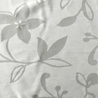 Hotsale burn out style 100% polyester polyester fabric for curtain