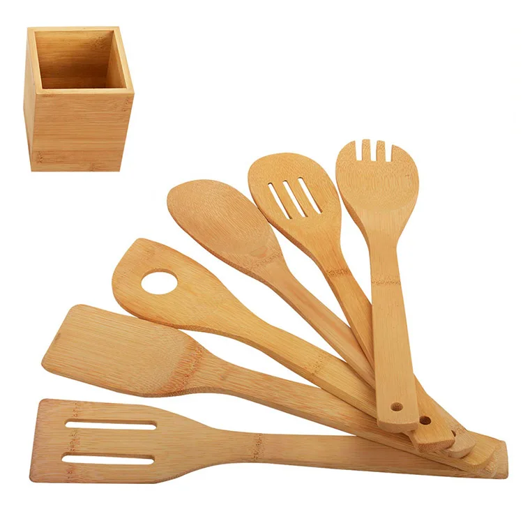 China Yiwu Professional Supplier 6 Piece Household Lunch Cooking Reusable Zero Pollution Wooden Kitchen Utensil Set, Natural
China Yiwu Professional Supplier 6 Piece Household Lunch Cooking Reusable Zero Pollution Wooden Kitchen Utensil Set, Natural