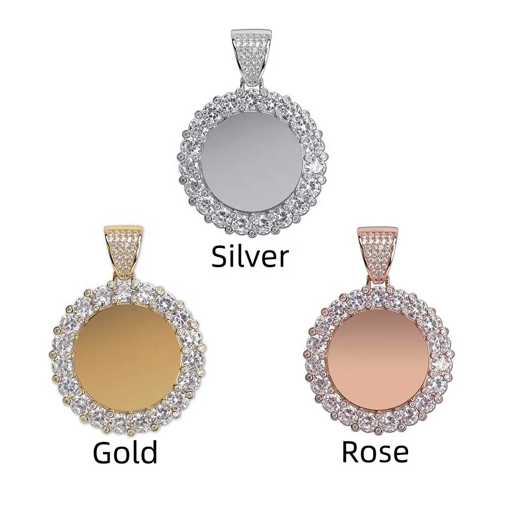 New Custom Jewelry Picture Photo Image Memory Medal Silver Hip Hop Jewelry Iced Out Round Bezel Frame big diamond Pendant Charms, Color,silver,rose
New Custom Jewelry Picture Photo Image Memory Medal Silver Hip Hop Jewelry Iced Out Round Bezel Frame big diamond Pendant Charms, Color,silver,rose