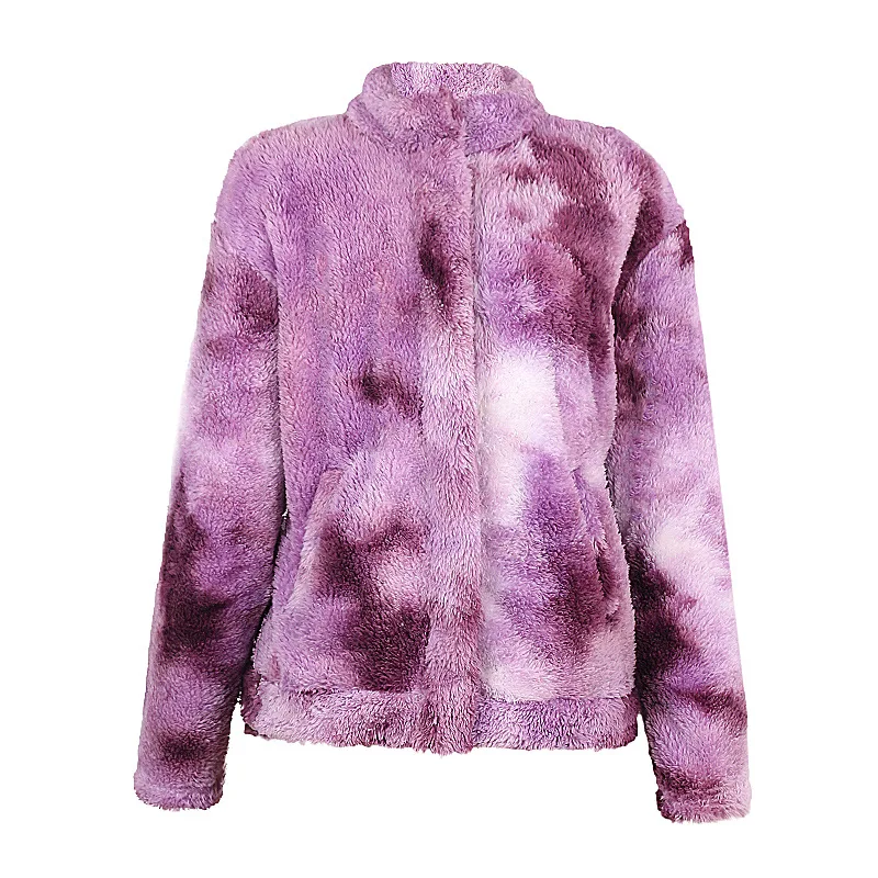 High Quality Cotton Casual Tie-Dye Winter Loose Women Casual Tops Jacket Coat, Customized color 
High Quality Cotton Casual Tie-Dye Winter Loose Women Casual Tops Jacket Coat, Customized color