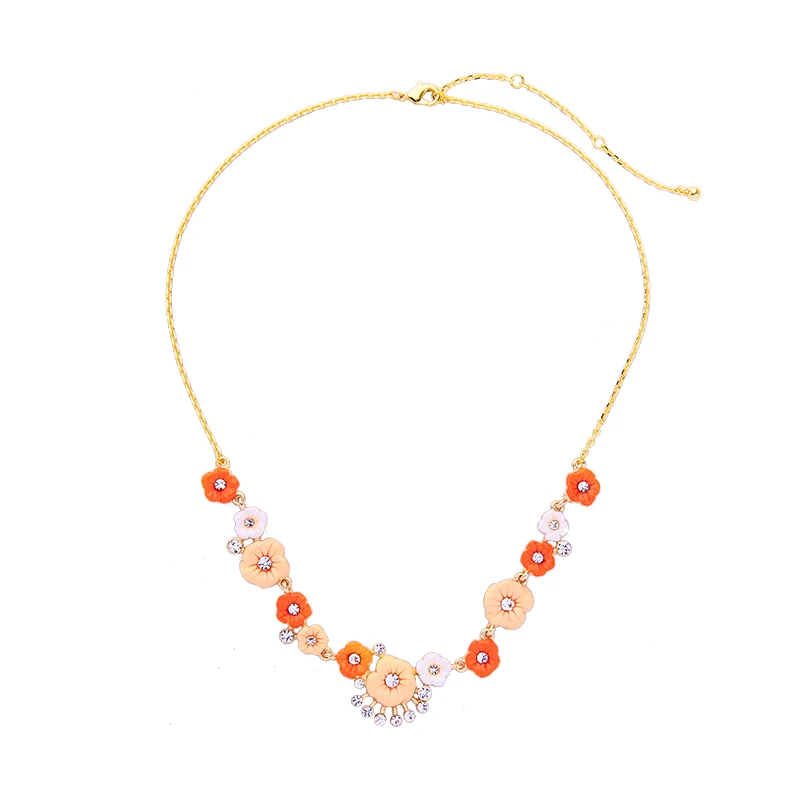 x981767d Enamel Glaze Crystal Diamond Set Collarbone Chain Simple Flower New Necklace Jewels, Gold
x981767d Enamel Glaze Crystal Diamond Set Collarbone Chain Simple Flower New Necklace Jewels, Gold