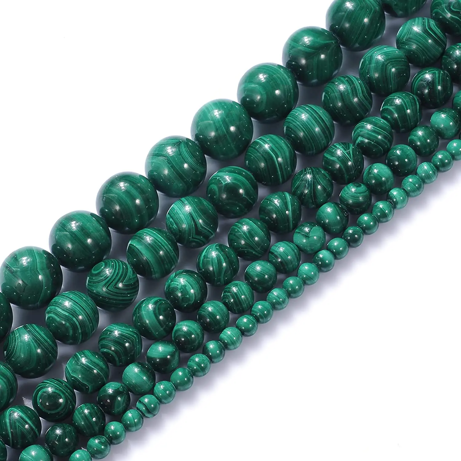 Natural Malachite Round Beads for Jewelry Making DIY Gemstone Beaded Necklace 15.5Inch Wholesale 3/4/6/8/10/12/14MM Polished
Natural Malachite Round Beads for Jewelry Making DIY Gemstone Beaded Necklace 15.5Inch Wholesale 3/4/6/8/10/12/14MM Polished