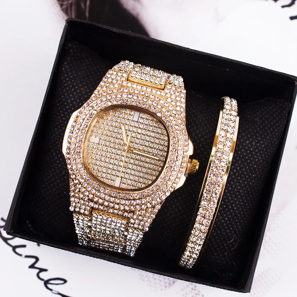 Top Brand Luxury Diamond Iced Out Watch Bling Quartz Square women watches Relojes Hip Hop Gold Full Watch jewelry
Top Brand Luxury Diamond Iced Out Watch Bling Quartz Square women watches Relojes Hip Hop Gold Full Watch jewelry