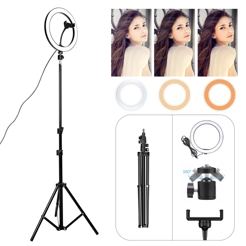 12 Inch Led selfie Video Lamp Ring Light Phone ring light with tripod stand For Makeup photography
12 Inch Led selfie Video Lamp Ring Light Phone ring light with tripod stand For Makeup photography
