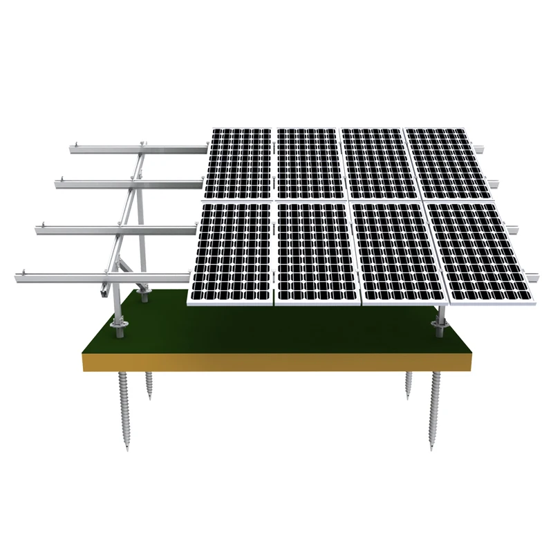 N type Ground Solar mounting Bracket install 100w 120w 150w 200w 250w poly solar panel for home