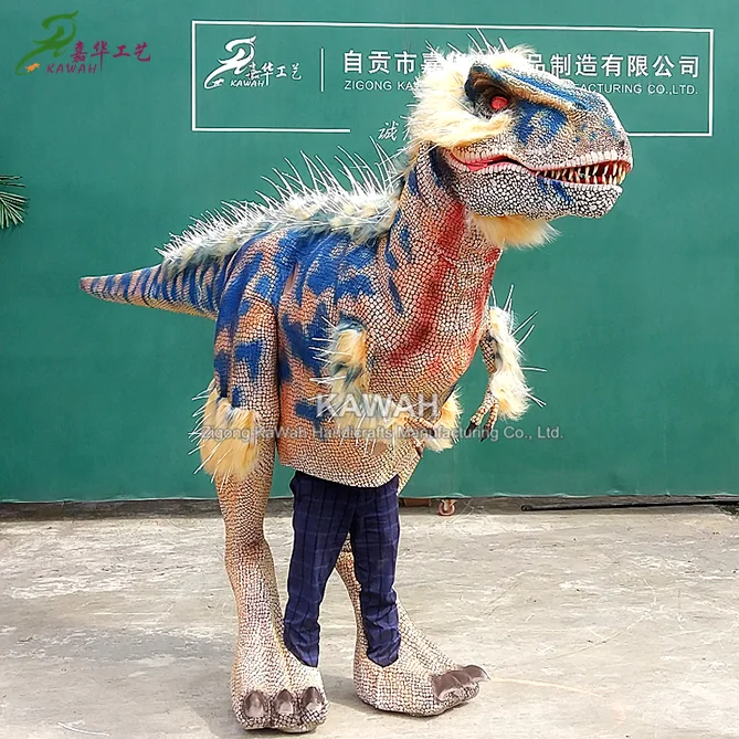 New Arrival Realistic T-Rex Dinosaur Costume with Feather Amusement Park Equipments
New Arrival Realistic T-Rex Dinosaur Costume with Feather Amusement Park Equipments
