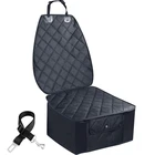 Upgraded Waterproof Nonslip Washable Dog Car Seat Covers for Front Seat with Large Storage Pocket