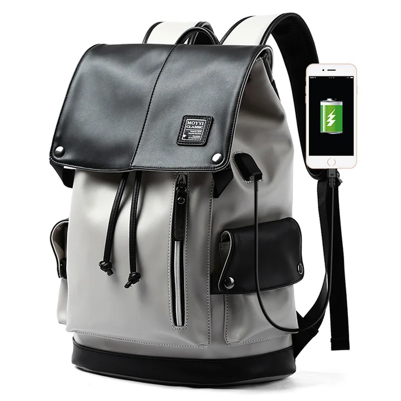 Mochila 2021 Anti Theft Backpacks Laptop Bag PU Leather Waterproof Men Women Daily Backpack
Mochila 2021 Anti Theft Backpacks Laptop Bag PU Leather Waterproof Men Women Daily Backpack
