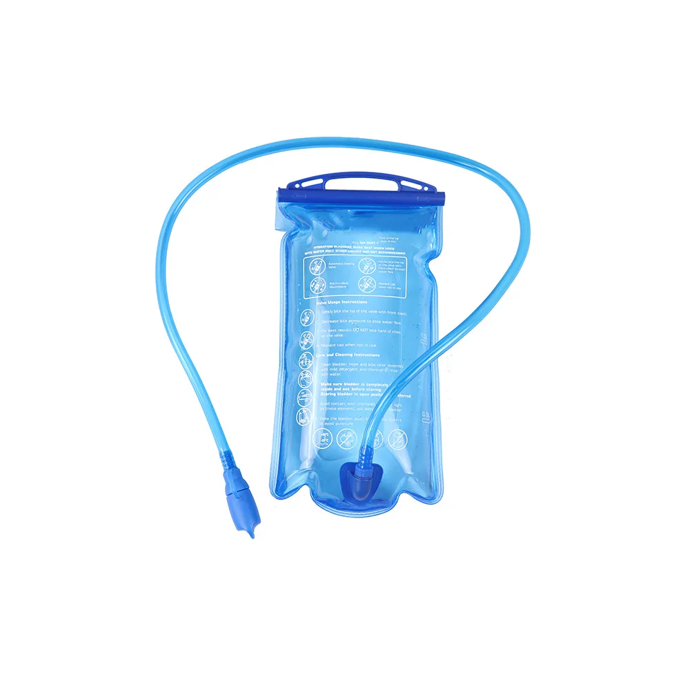 

PEVA 1.5L 2L 3L BPA Free Outdoor Sports Hiking Running Cycling Leak-proof Water Bag Hydration Bladder