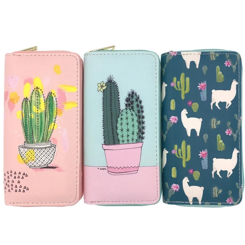 Wallet cactus PU lady student long zipper wallets hand purse women women purse custom factory wallet
Wallet cactus PU lady student long zipper wallets hand purse women women purse custom factory wallet