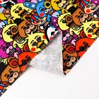 Perfect for baby clothing super soft small batch custom digital 100 cotton woven fabric cloth printing