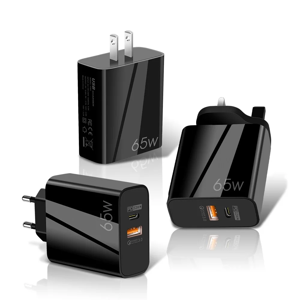 65W Charger Pd Fast Charger Mobile Phone Charging Head Qc3.0 Mobile Charger For Lenovo Huawei, Black white
65W Charger Pd Fast Charger Mobile Phone Charging Head Qc3.0 Mobile Charger For Lenovo Huawei, Black white